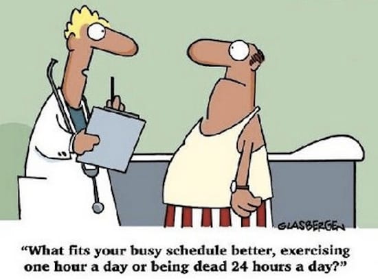 too busy to exercise
